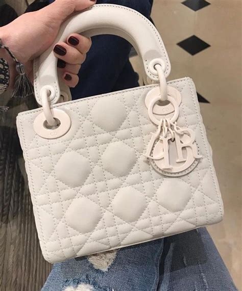 dior white purse|small white dior bag.